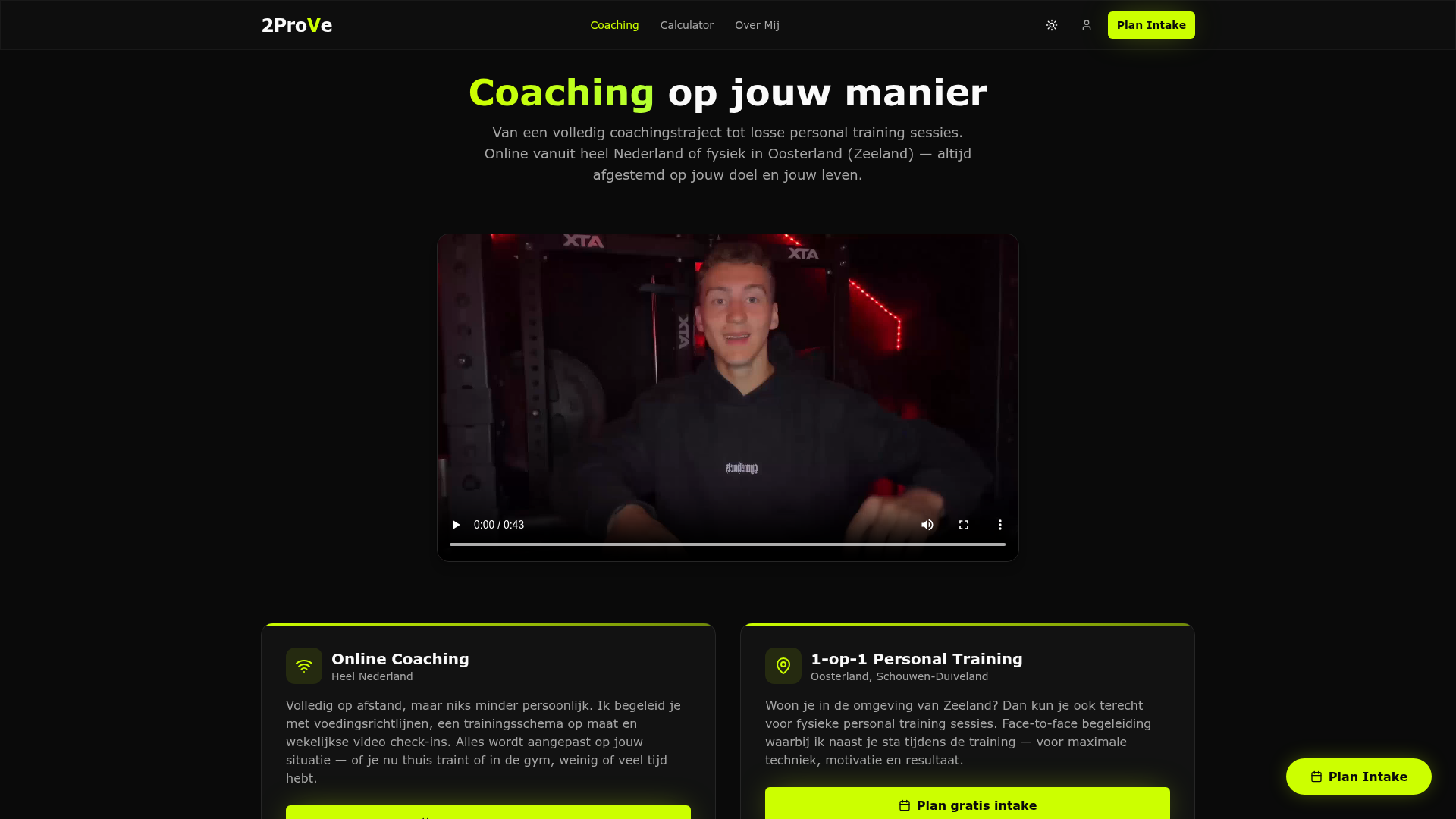Coaching-pagina